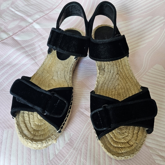 Celine Shoes - Celine velvet espadrilles ,sandals